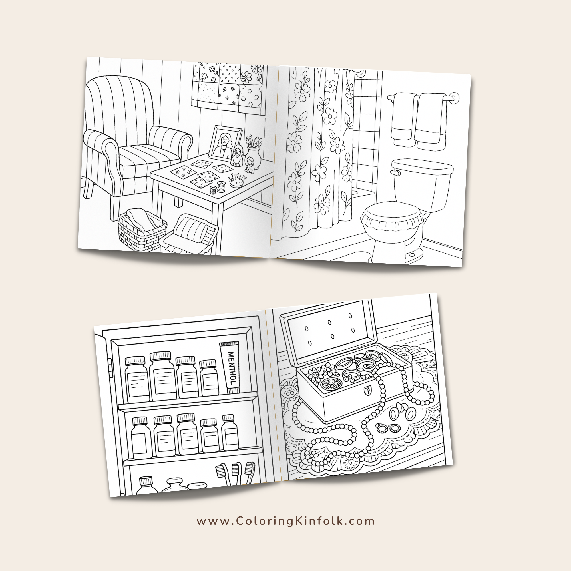 Black adult taking time for mindful coloring with comfortable surroundings.