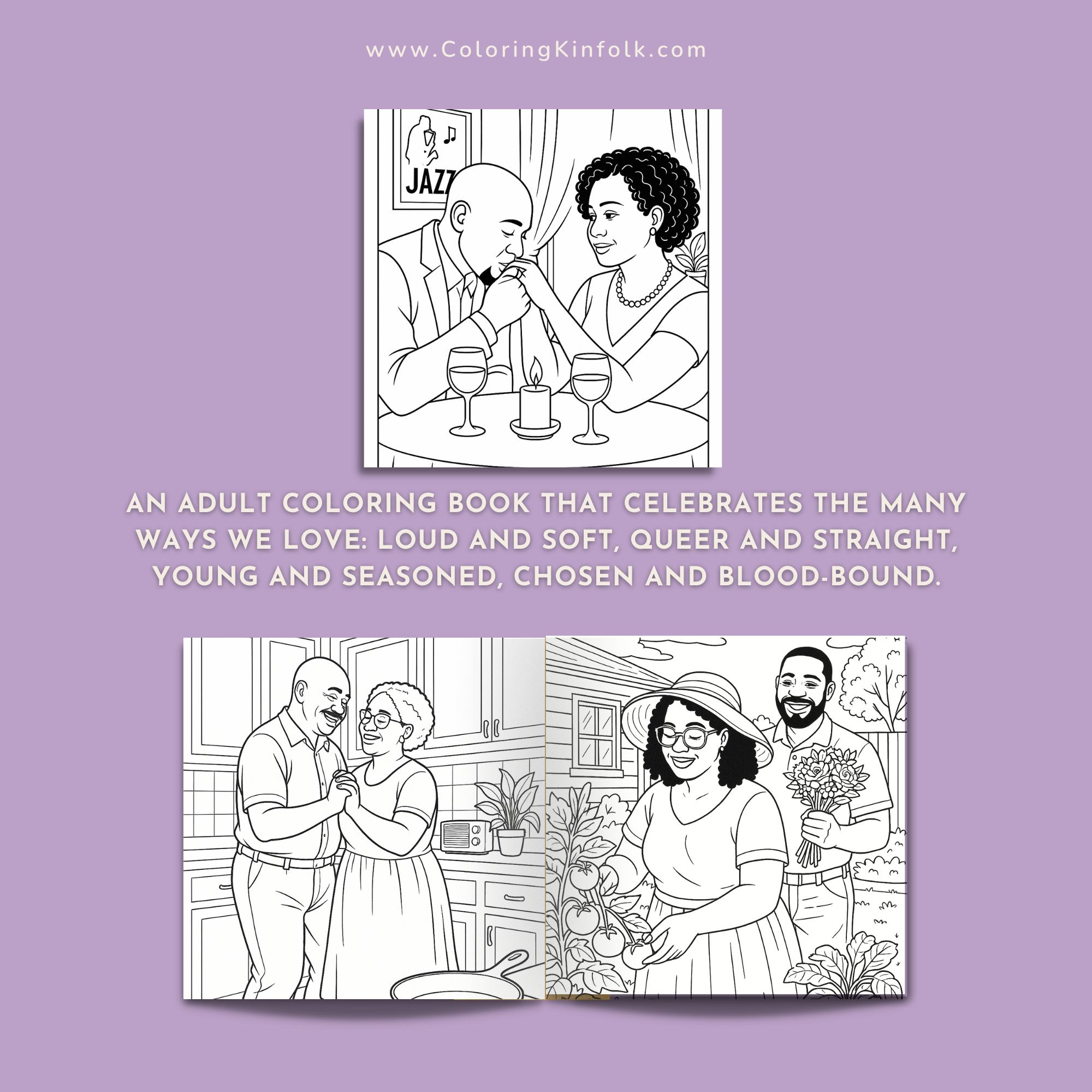 Black women relaxing while coloring with a cup of tea.