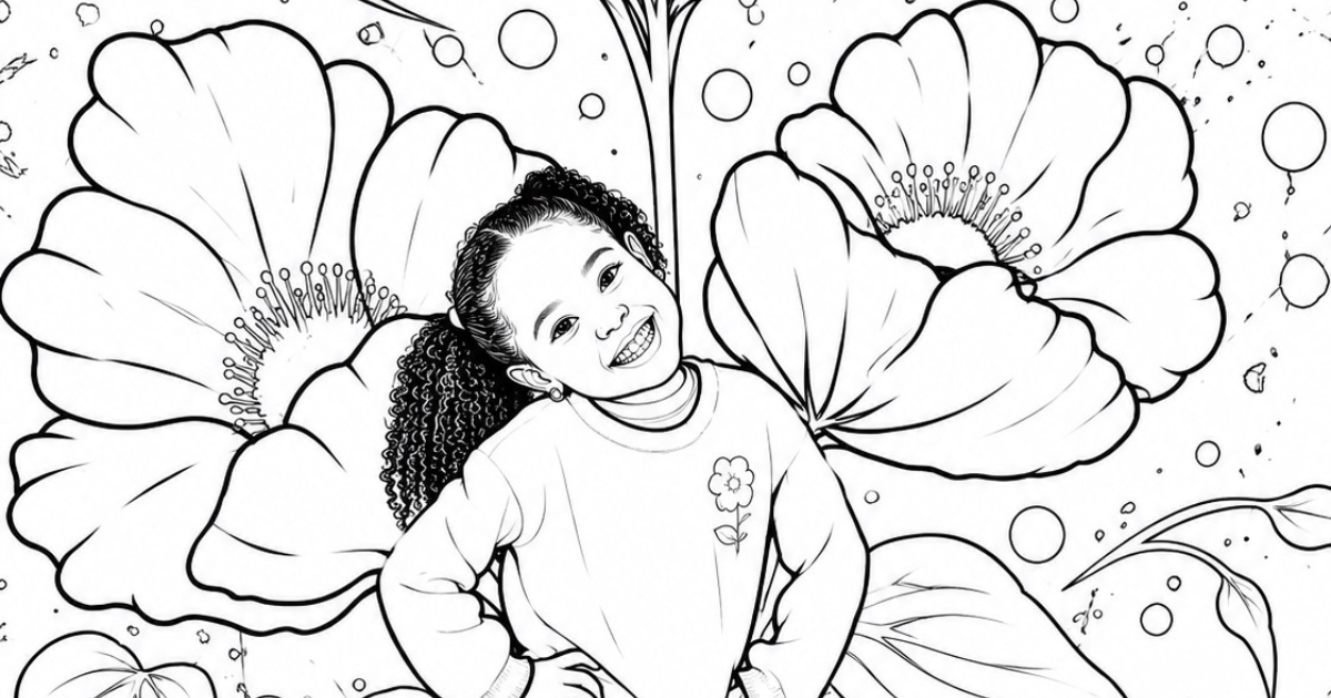 Custom Coloring Book | Personalized Family Reunion, Birthday, Memory Care & Gift - Image 4